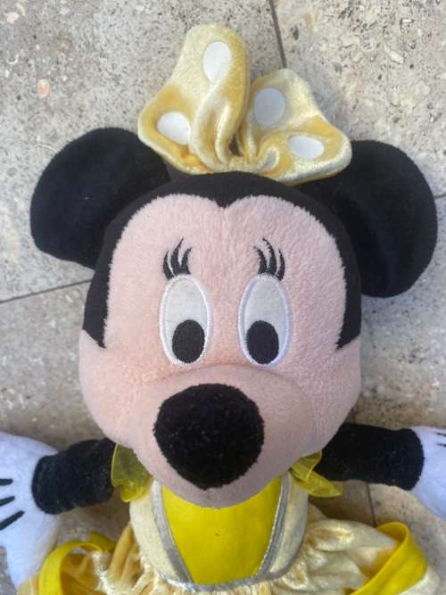 vintage disney doll Minnie Mouse and pluto soft doll pair