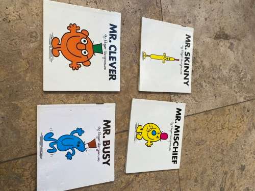 Mr Men , Mr Busy , Mr Clever , Mr Mischief , Mr Skinny book lot