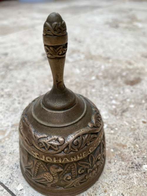 vintage brass evangelist bell Marcus Lucas Johannes Matheus BELL Nice Ring