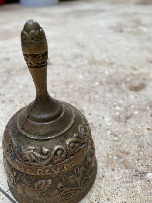 vintage brass evangelist bell Marcus Lucas Johannes Matheus BELL Nice Ring