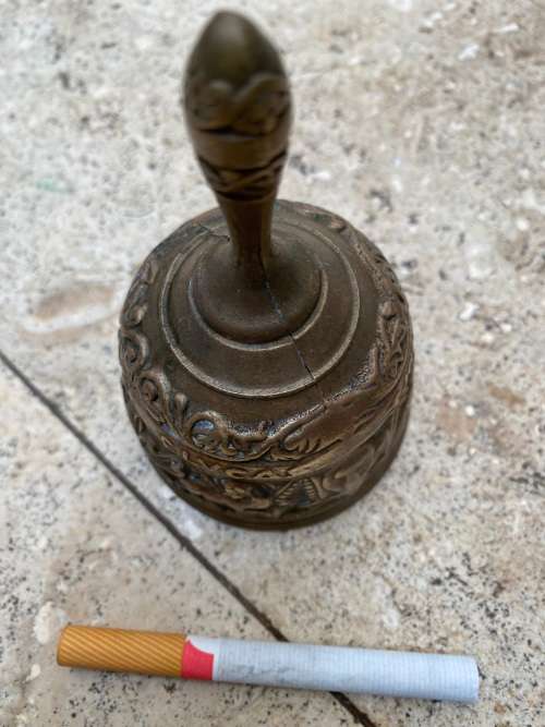 vintage brass evangelist bell Marcus Lucas Johannes Matheus BELL Nice Ring