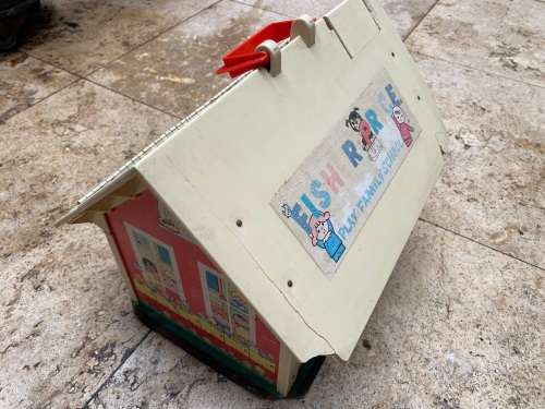 vintage fisher price play family school no 923 year 1971 USA tlc