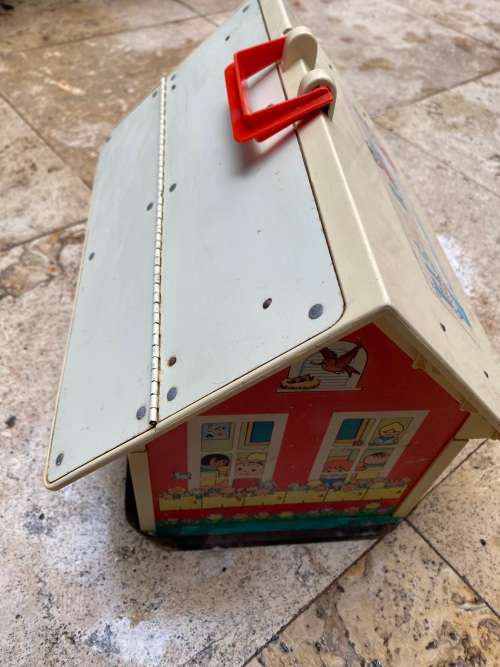 vintage fisher price play family school no 923 year 1971 USA tlc