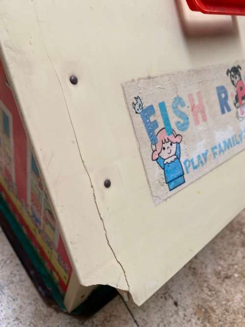 vintage fisher price play family school no 923 year 1971 USA tlc