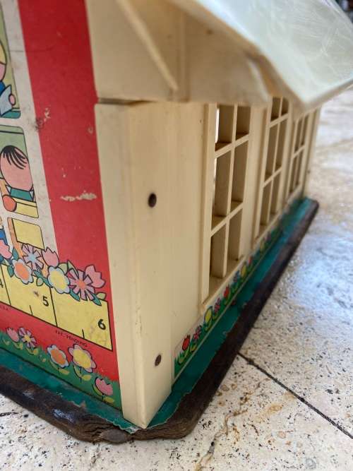 vintage fisher price play family school no 923 year 1971 USA tlc