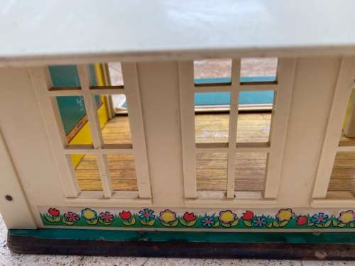 vintage fisher price play family school no 923 year 1971 USA tlc