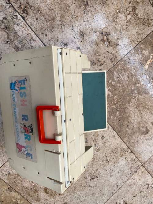 vintage fisher price play family school no 923 year 1971 USA tlc