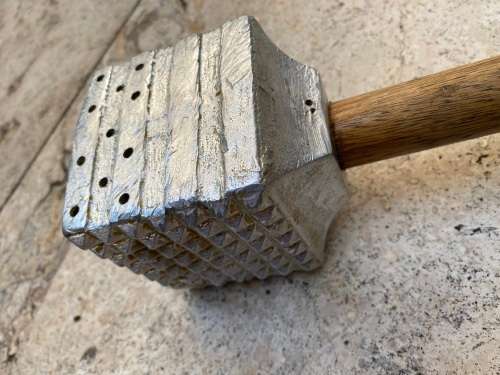 vintage meat four sided solid aluminum mallet tenderiser Taiwan