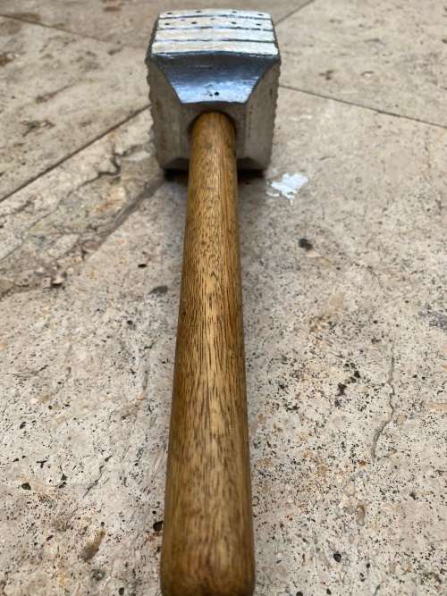 vintage meat four sided solid aluminum mallet tenderiser Taiwan