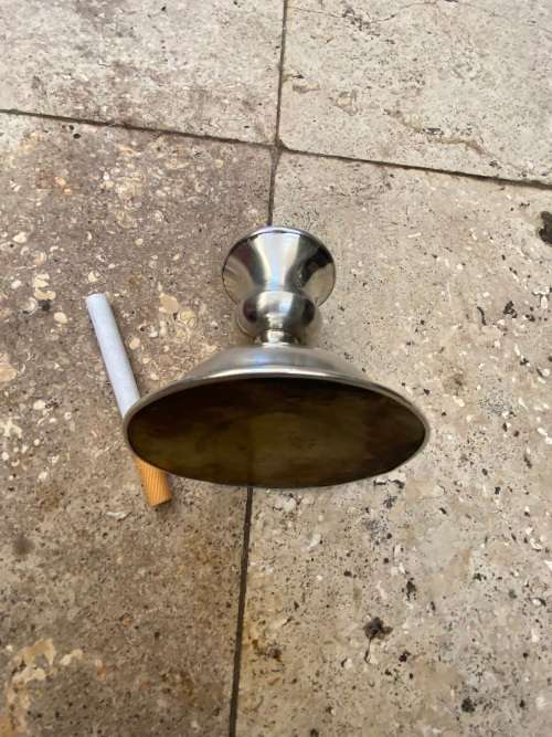 vintage sterling silver candle stick candlestick holder
