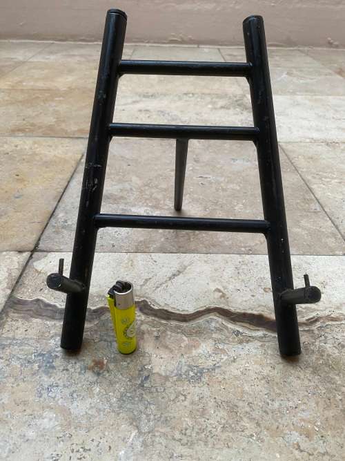 vintage heavy steel floor display easel