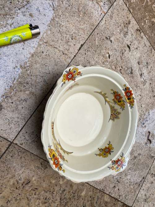 alfred meakin Marquis shape marigold vintage bowl