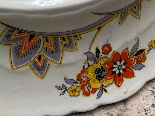 alfred meakin Marquis shape marigold vintage bowl