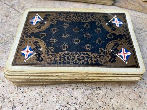 vintage union Castle mail steamship company LTD pair of playing cards