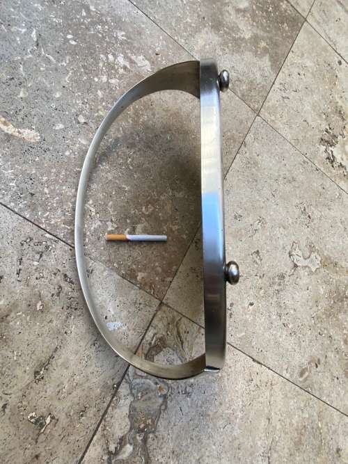 vintage Art Nouveau WMF hors d`oeuvre oval SERVING TRAY Germany silver plated on brass footed handle