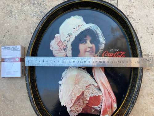 vintage coke tray