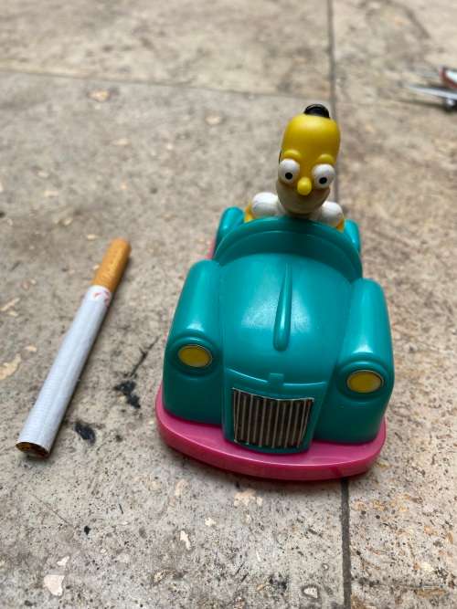 vintage the Simpsons matt Groening 1998 fox bumper car