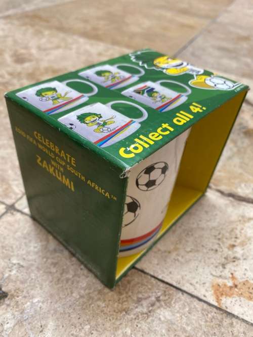 fifa 2010 Zakumi official coffee cup mug