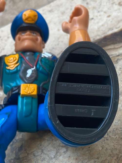 Rescue Heroes Police Officer Sergeant Siren figure 1998 Fisher Price 77095
