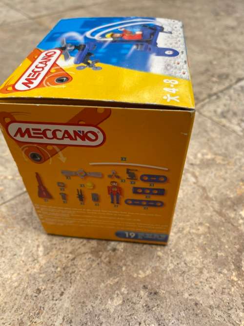 vintage meccano micro kit helicopter 2002