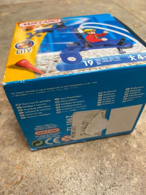 vintage meccano micro kit helicopter 2002