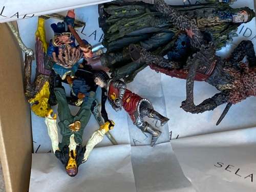 vintage zizzle disney pirates of the Caribbean figure figures pair
