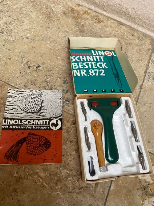 Brause LINOL SCHNITT BESTECK NR-872 Vintage CUT CUTLERY
