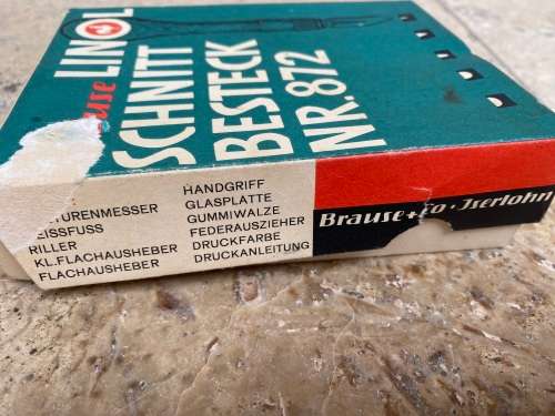 Brause LINOL SCHNITT BESTECK NR-872 Vintage CUT CUTLERY