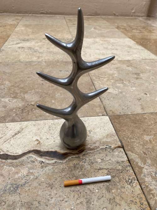 Scandinavian MENU Silver Jewellery Tree Stand Display Designed by Louise Christ