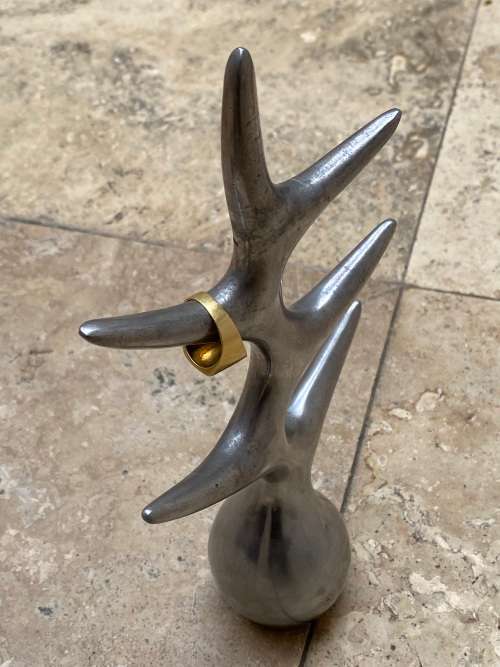 Scandinavian MENU Silver Jewellery Tree Stand Display Designed by Louise Christ