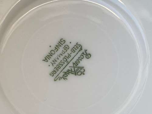 rosenthal sinfonia espresso cup and saucer with 2 spare saucers