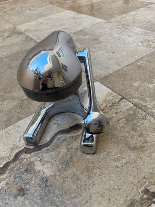 vintage manual ramcon citrus juicer chrome non magnetic