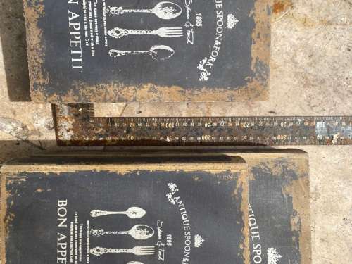 vintage book box trio