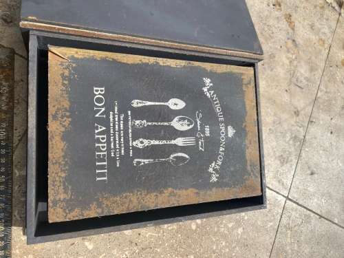 vintage book box trio