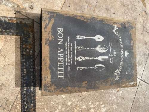 vintage book box trio