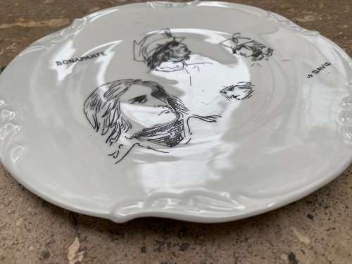 vintage Limoges Creation Clary Bonaparte plate Paris