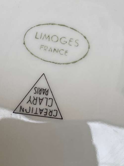 vintage Limoges Creation Clary Bonaparte plate Paris