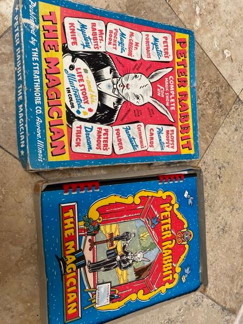 Rare Vintage Book Peter Rabbit The Magician Mel Richards 1942 Strathmore Company