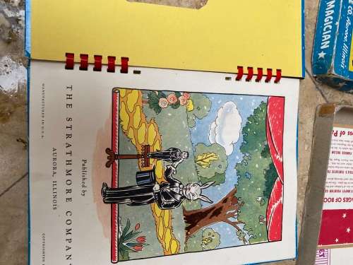 Rare Vintage Book Peter Rabbit The Magician Mel Richards 1942 Strathmore Company