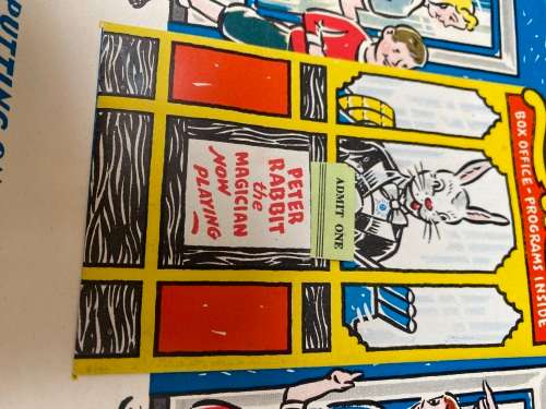 Rare Vintage Book Peter Rabbit The Magician Mel Richards 1942 Strathmore Company