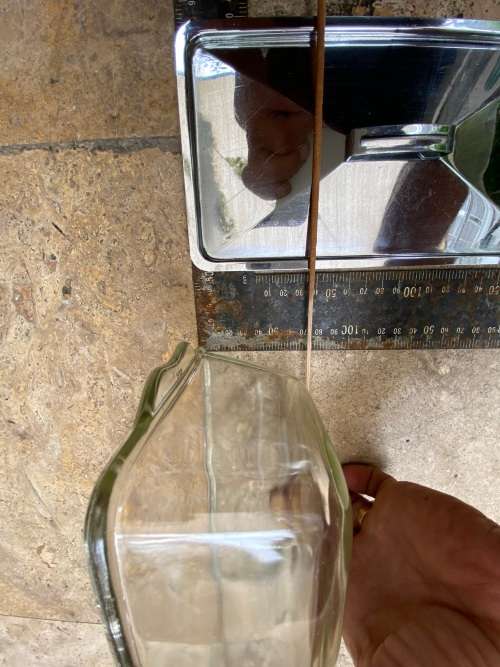 vintage pyrex 212 bread loaf bain marie with stainless steel kitchen grade lid