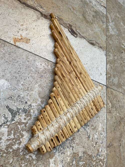 bamboo pan pipe flute 19 pipes