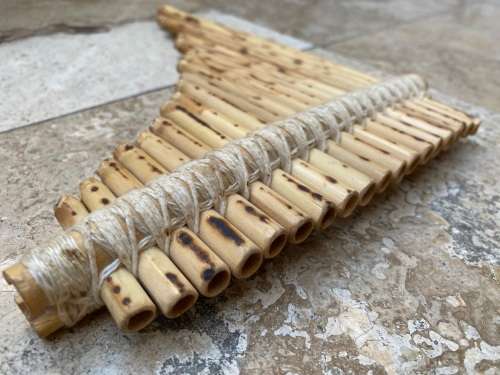bamboo pan pipe flute 19 pipes