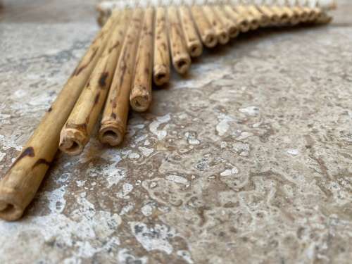 bamboo pan pipe flute 19 pipes