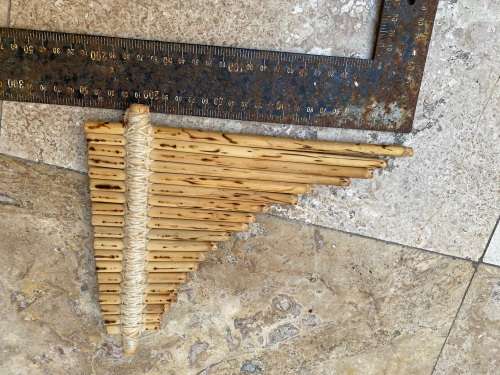bamboo pan pipe flute 19 pipes