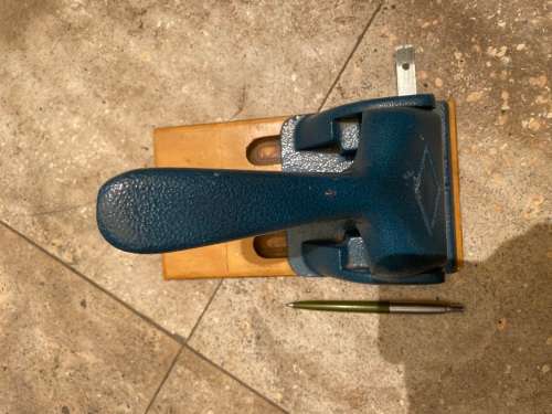 vintage heavy steel , the Uno Senior , paper punch