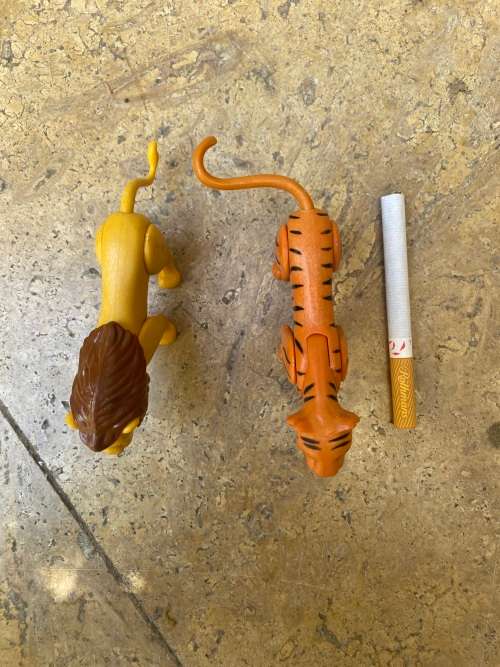 playmobil lion and tiger pair
