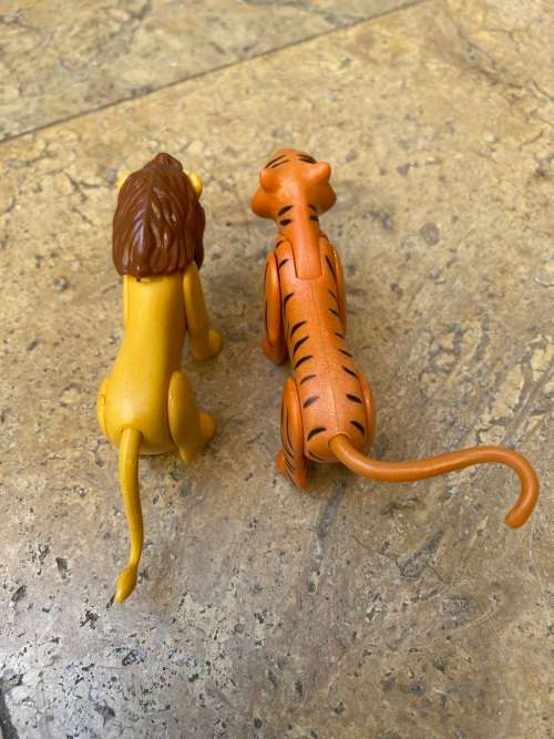 playmobil lion and tiger pair