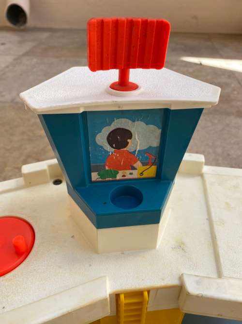 vintage fisher price airport playset 1980 no 933