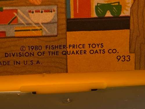 vintage fisher price airport playset 1980 no 933